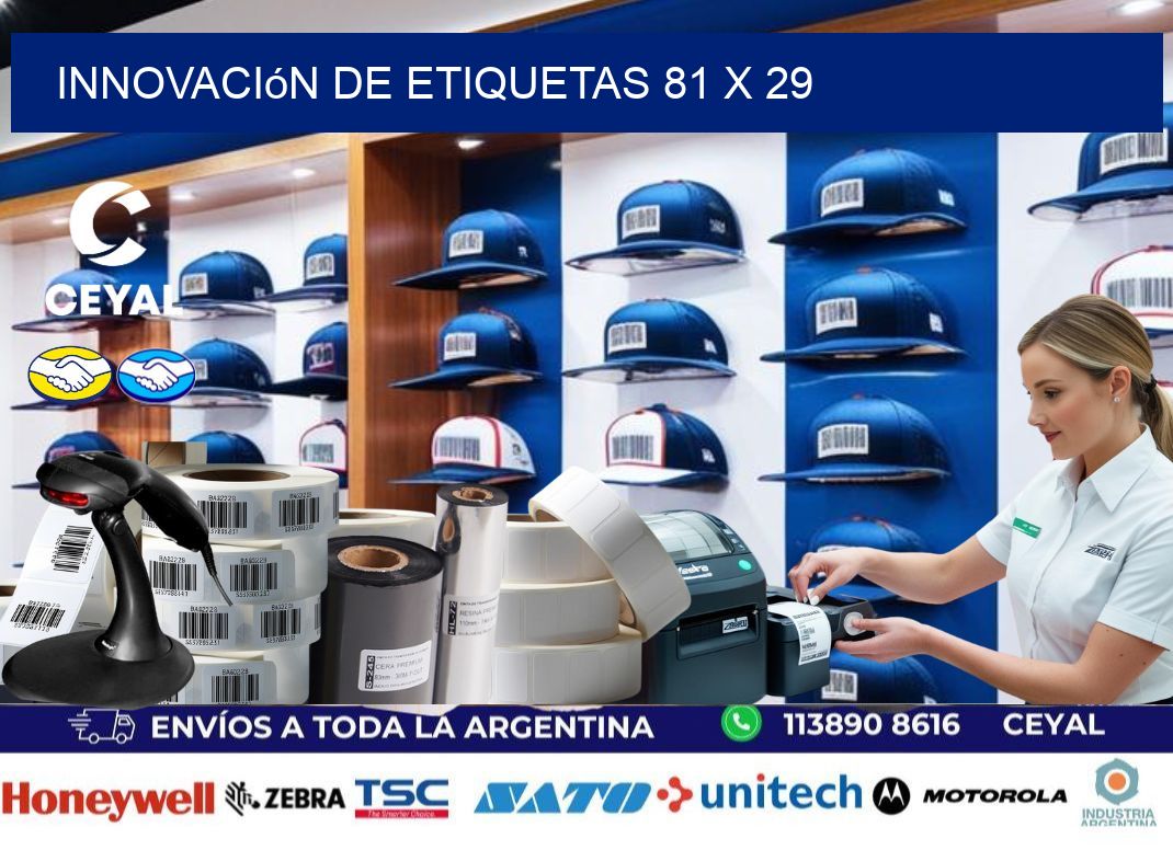 Innovación de etiquetas 81 x 29