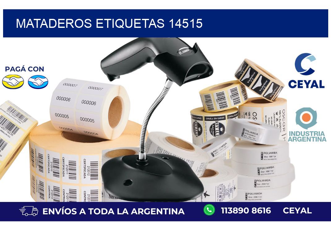 Mataderos etiquetas 14515