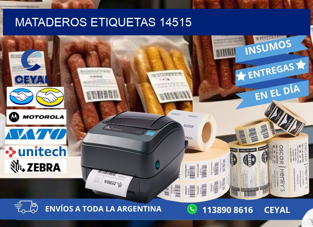 Mataderos etiquetas 14515