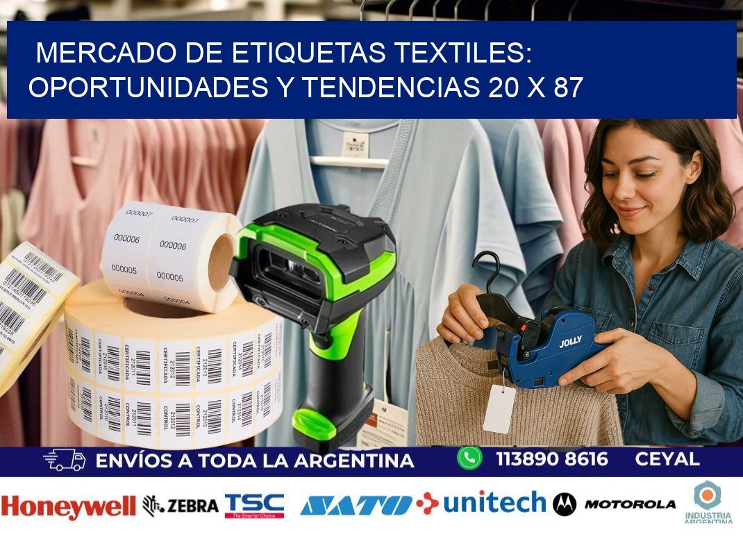 Mercado de Etiquetas Textiles: Oportunidades y Tendencias 20 x 87
