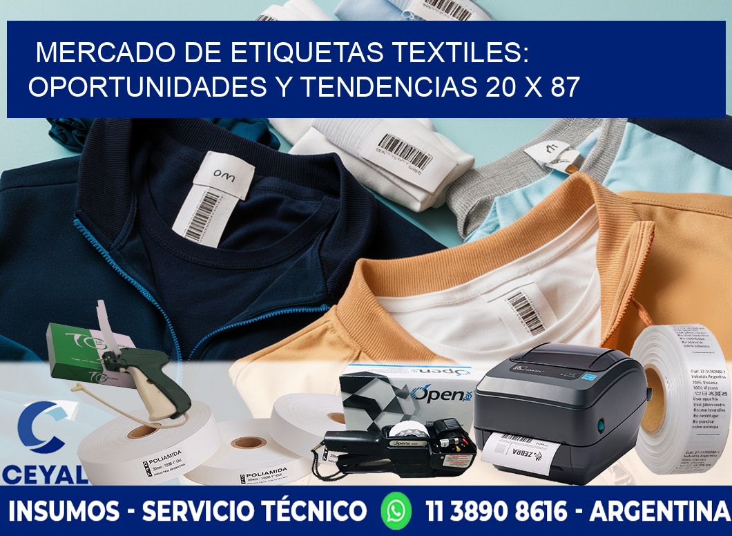 Mercado de Etiquetas Textiles: Oportunidades y Tendencias 20 x 87