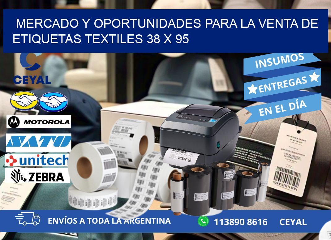 Mercado y Oportunidades para la Venta de Etiquetas Textiles 38 x 95