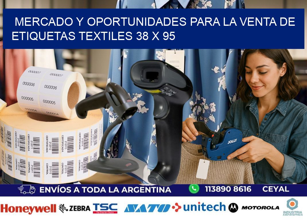 Mercado y Oportunidades para la Venta de Etiquetas Textiles 38 x 95