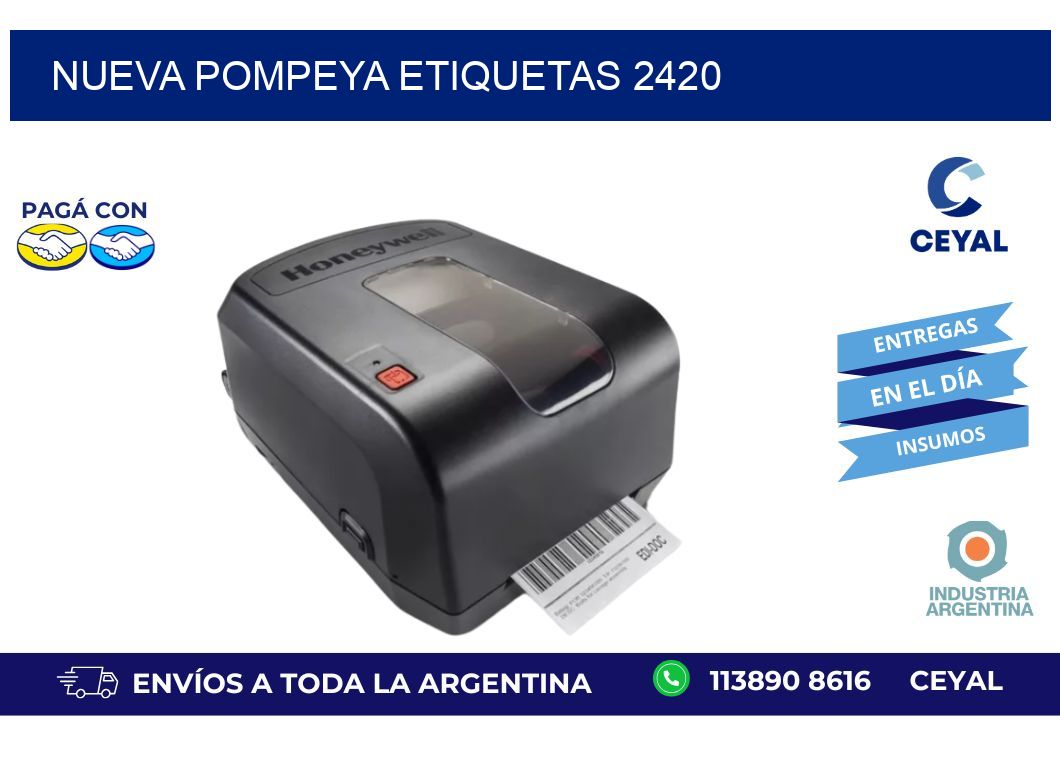 Nueva Pompeya etiquetas 2420