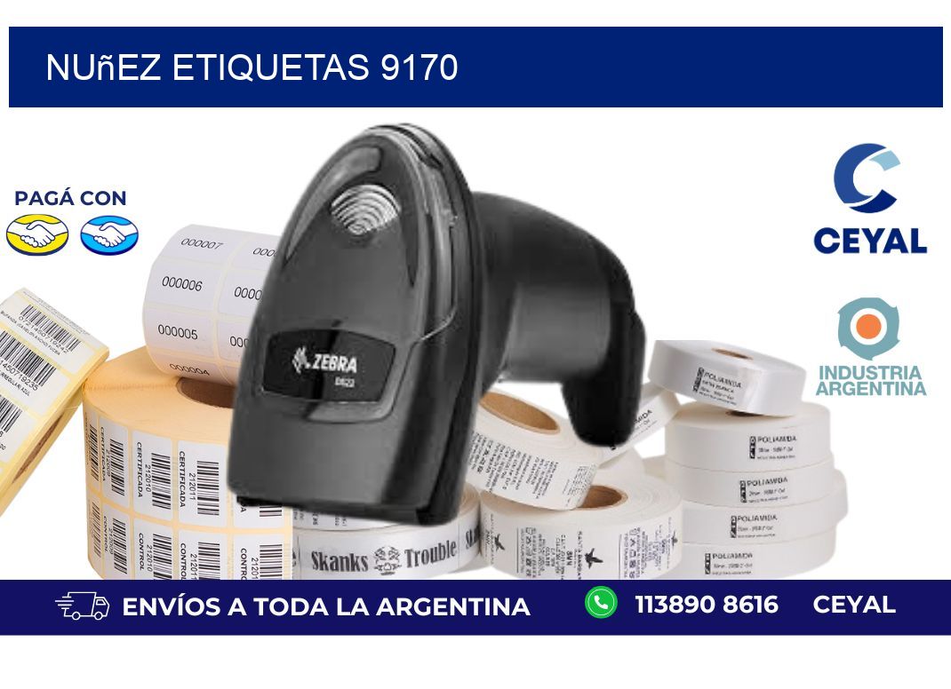 Nuñez etiquetas 9170