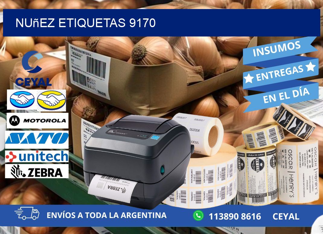 Nuñez etiquetas 9170