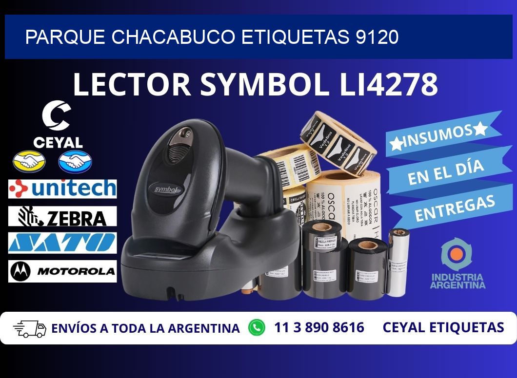 Parque Chacabuco etiquetas 9120