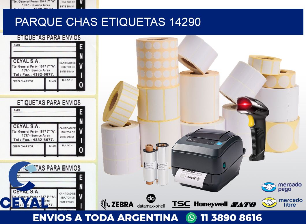 Parque Chas etiquetas 14290