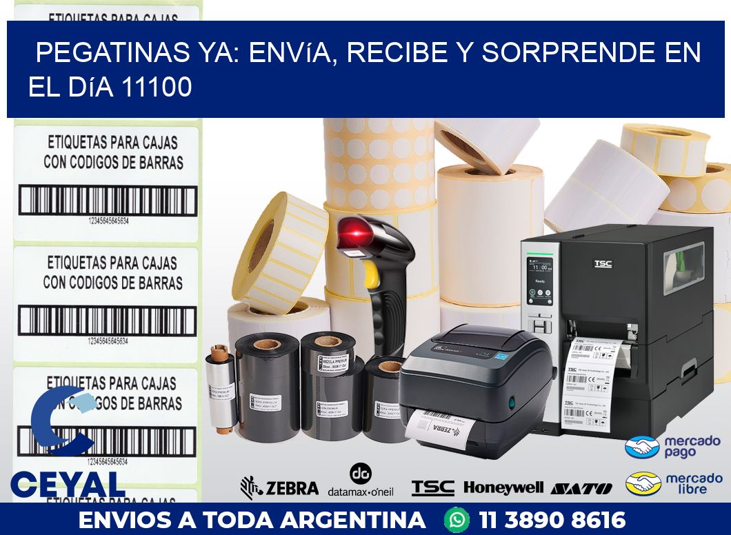 Pegatinas Ya: Envía, Recibe y Sorprende en el Día 11100