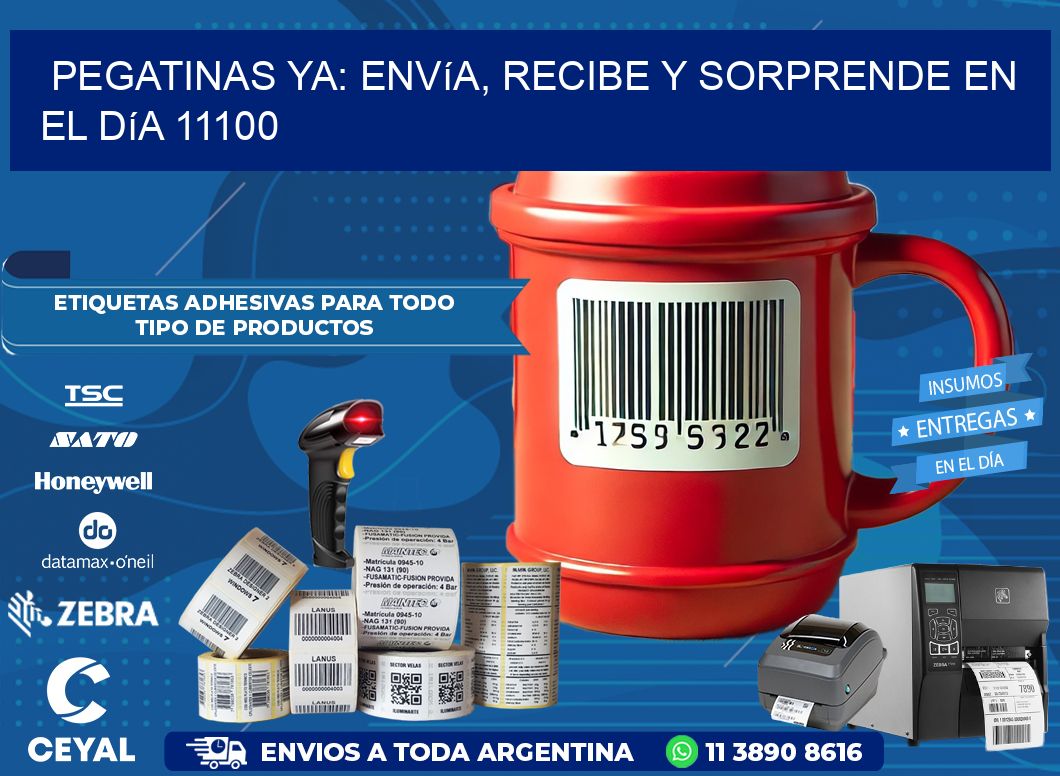 Pegatinas Ya: Envía, Recibe y Sorprende en el Día 11100