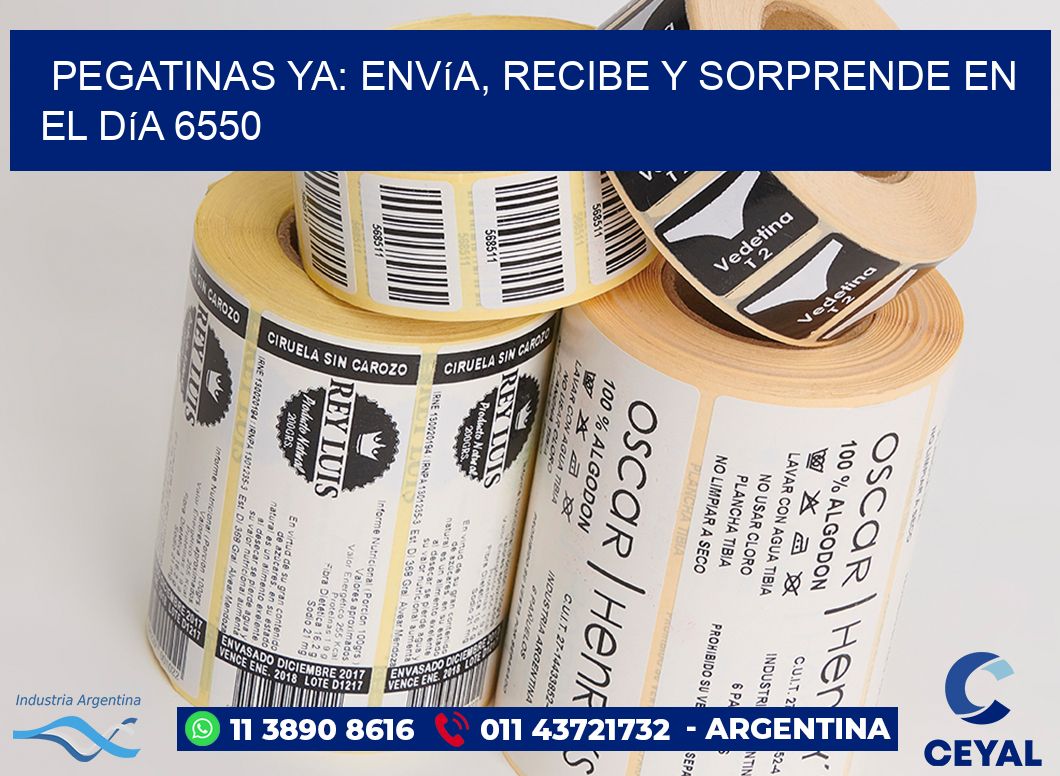 Pegatinas Ya: Envía, Recibe y Sorprende en el Día 6550