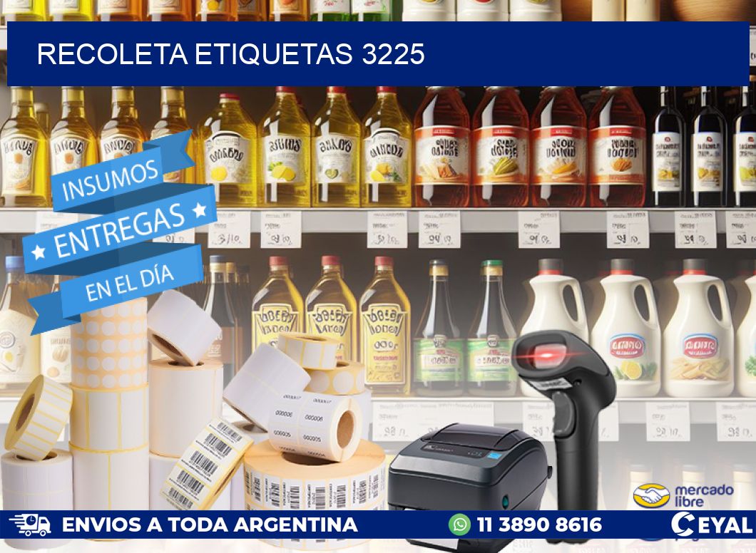 Recoleta etiquetas 3225