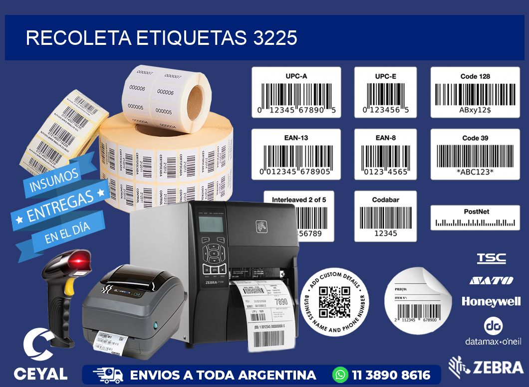 Recoleta etiquetas 3225