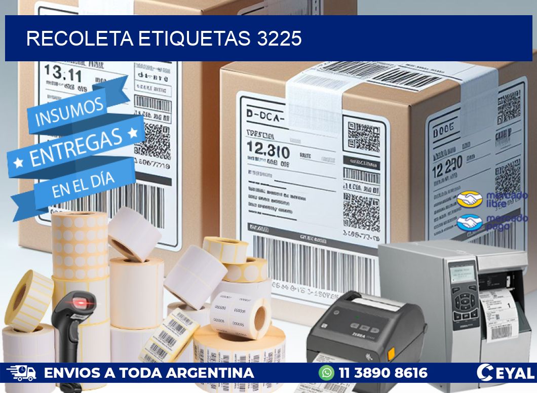 Recoleta etiquetas 3225