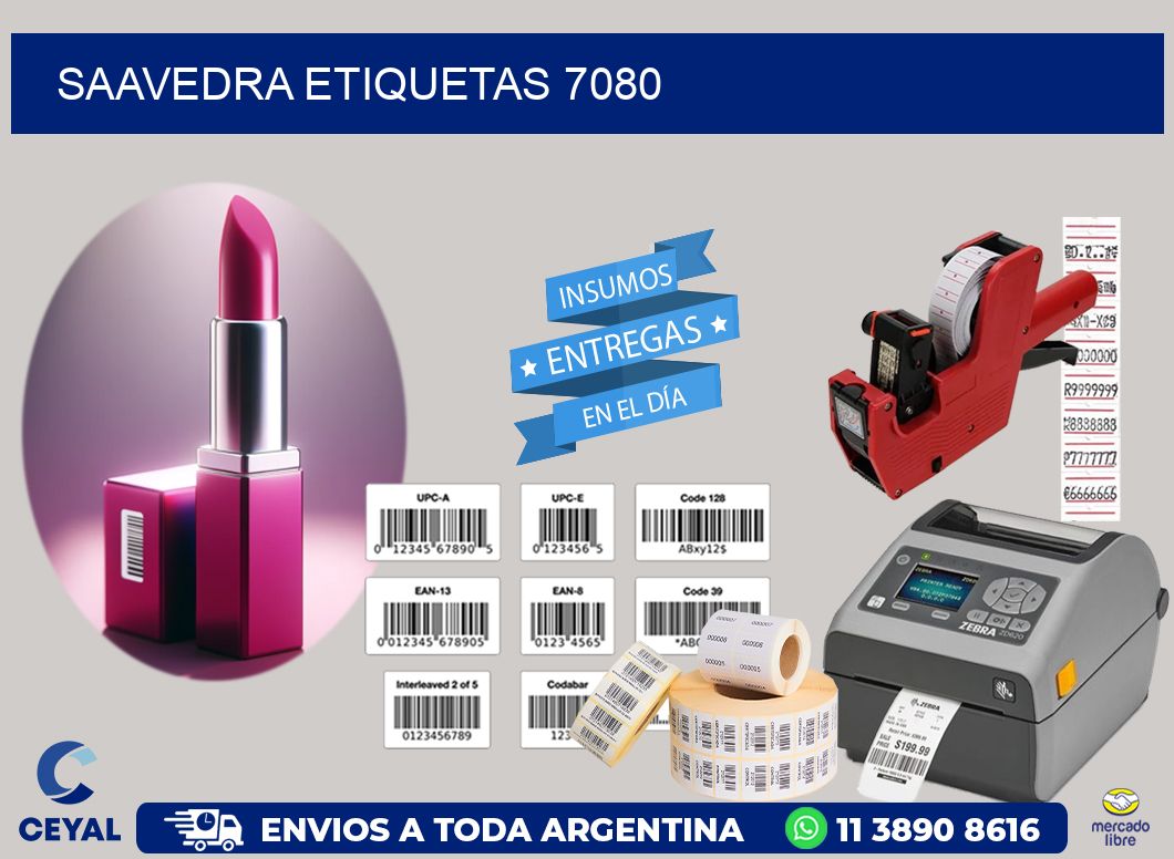 Saavedra etiquetas 7080