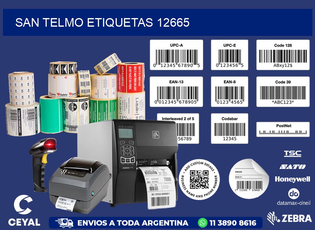 San Telmo etiquetas 12665