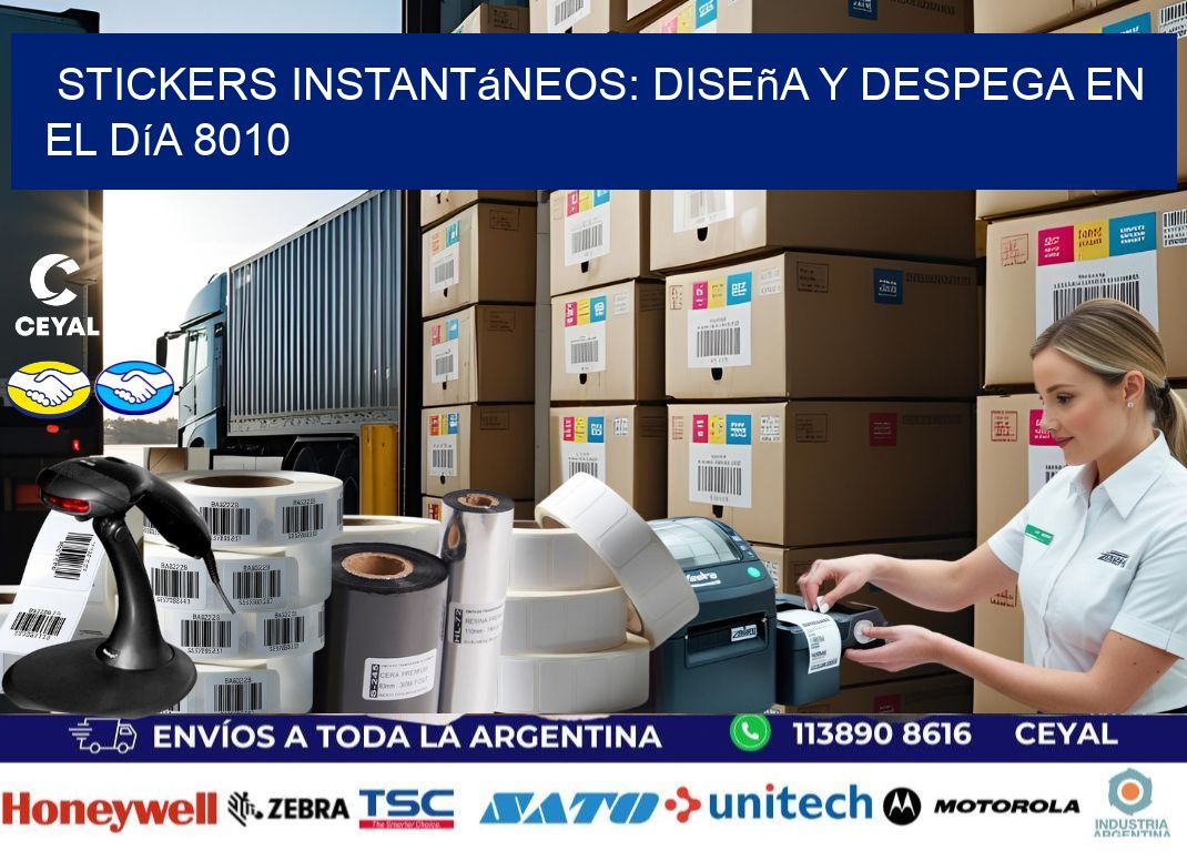 Stickers Instantáneos: Diseña y Despega en el Día 8010