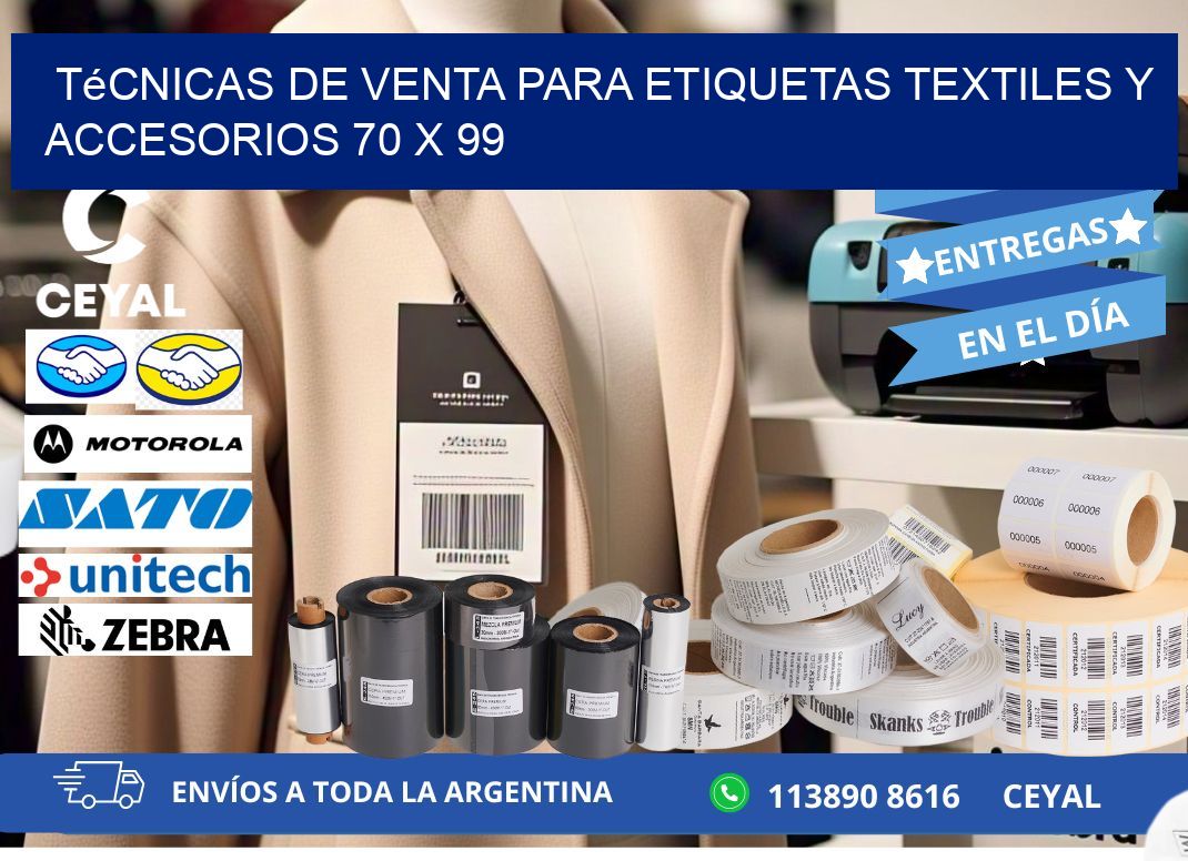 Técnicas de Venta para Etiquetas Textiles y Accesorios 70 x 99