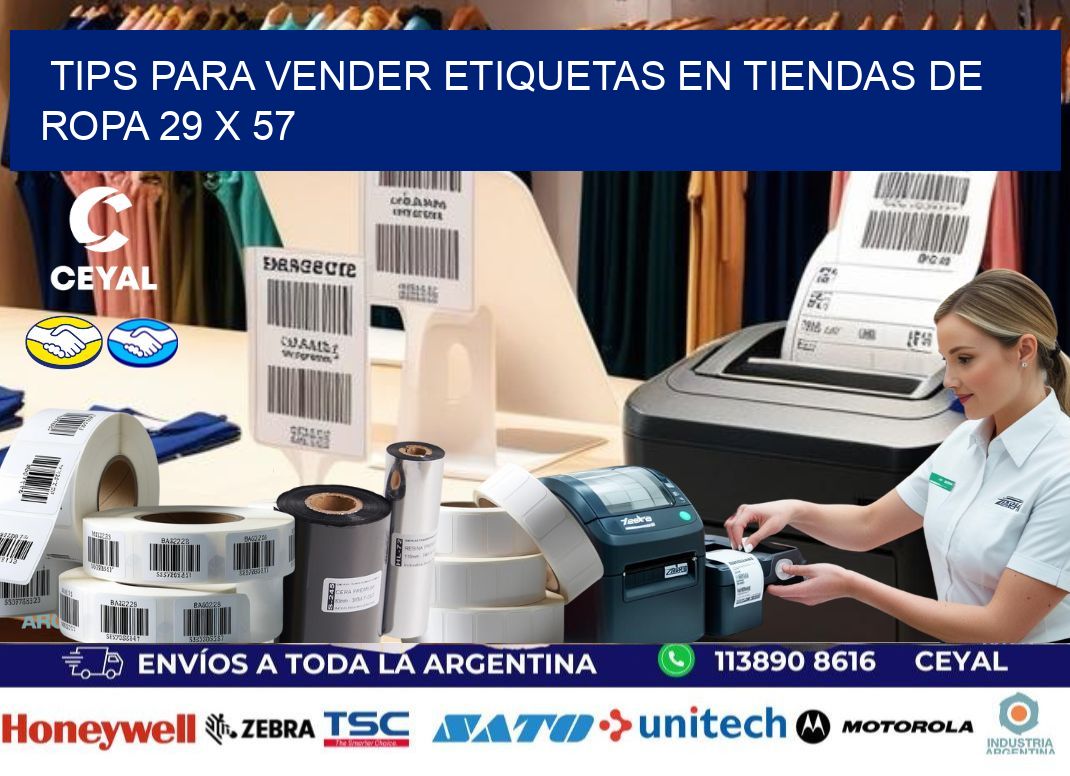 Tips para Vender Etiquetas en Tiendas de Ropa 29 x 57