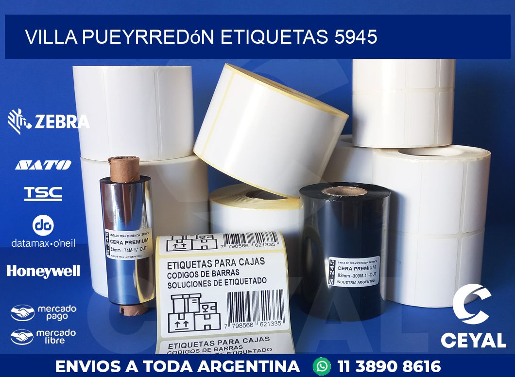 Villa Pueyrredón etiquetas 5945