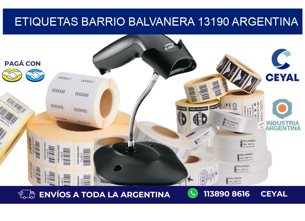 etiquetas barrio balvanera 13190 argentina
