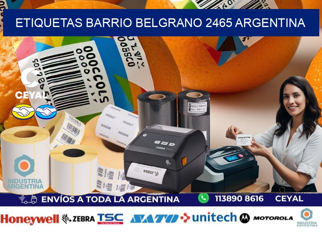 etiquetas barrio belgrano 2465 argentina