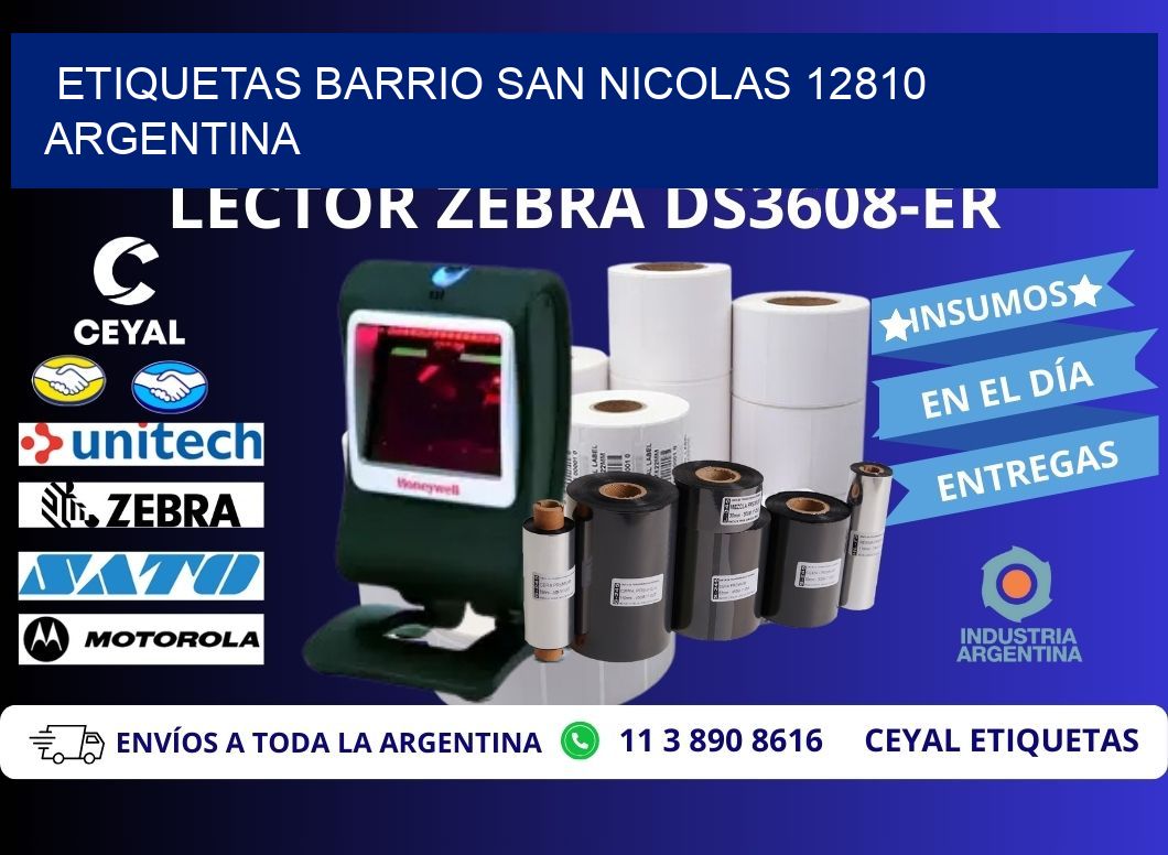 etiquetas barrio san nicolas 12810 argentina