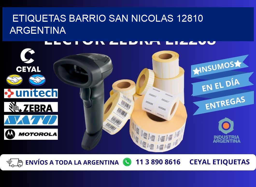 etiquetas barrio san nicolas 12810 argentina