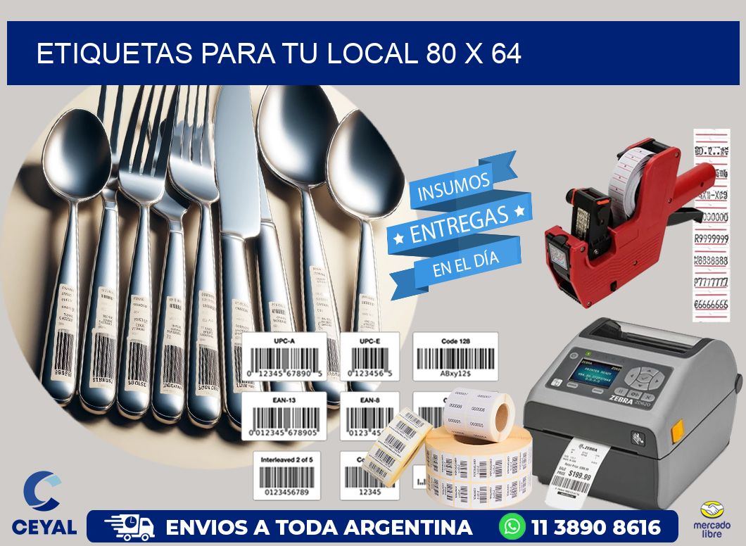 etiquetas para tu local 80 x 64