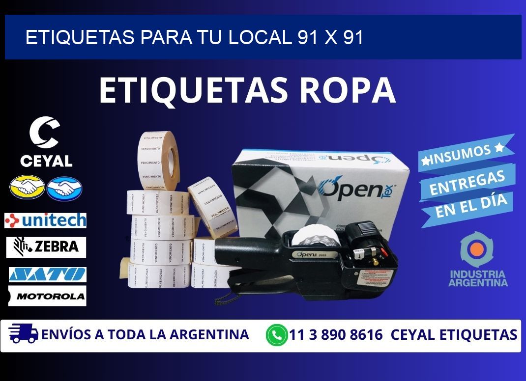 etiquetas para tu local 91 x 91