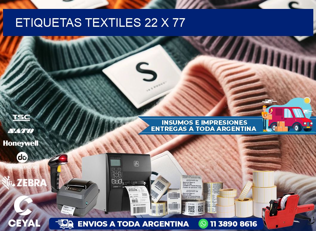 etiquetas textiles 22 x 77