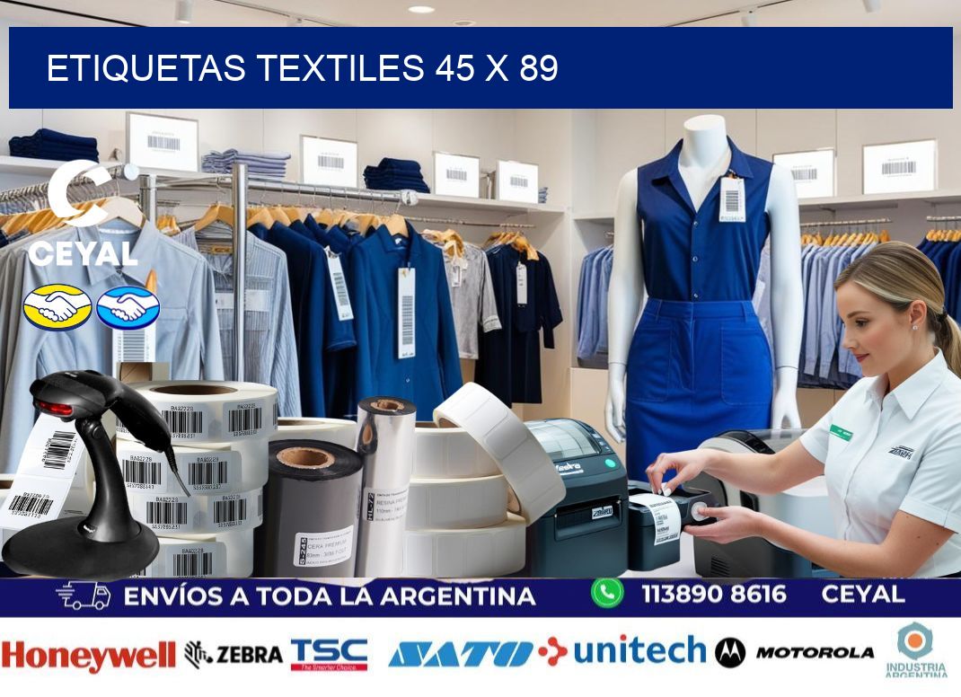 etiquetas textiles 45 x 89