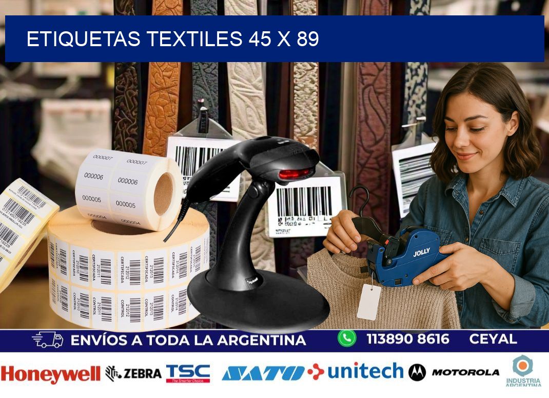 etiquetas textiles 45 x 89