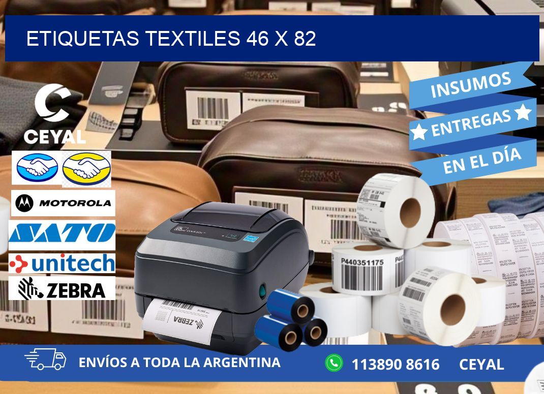 etiquetas textiles 46 x 82
