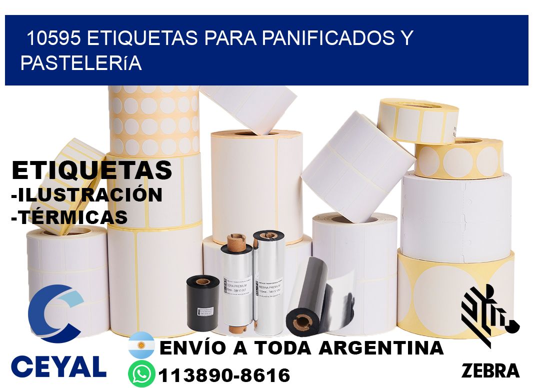 10595 Etiquetas para panificados y pastelería