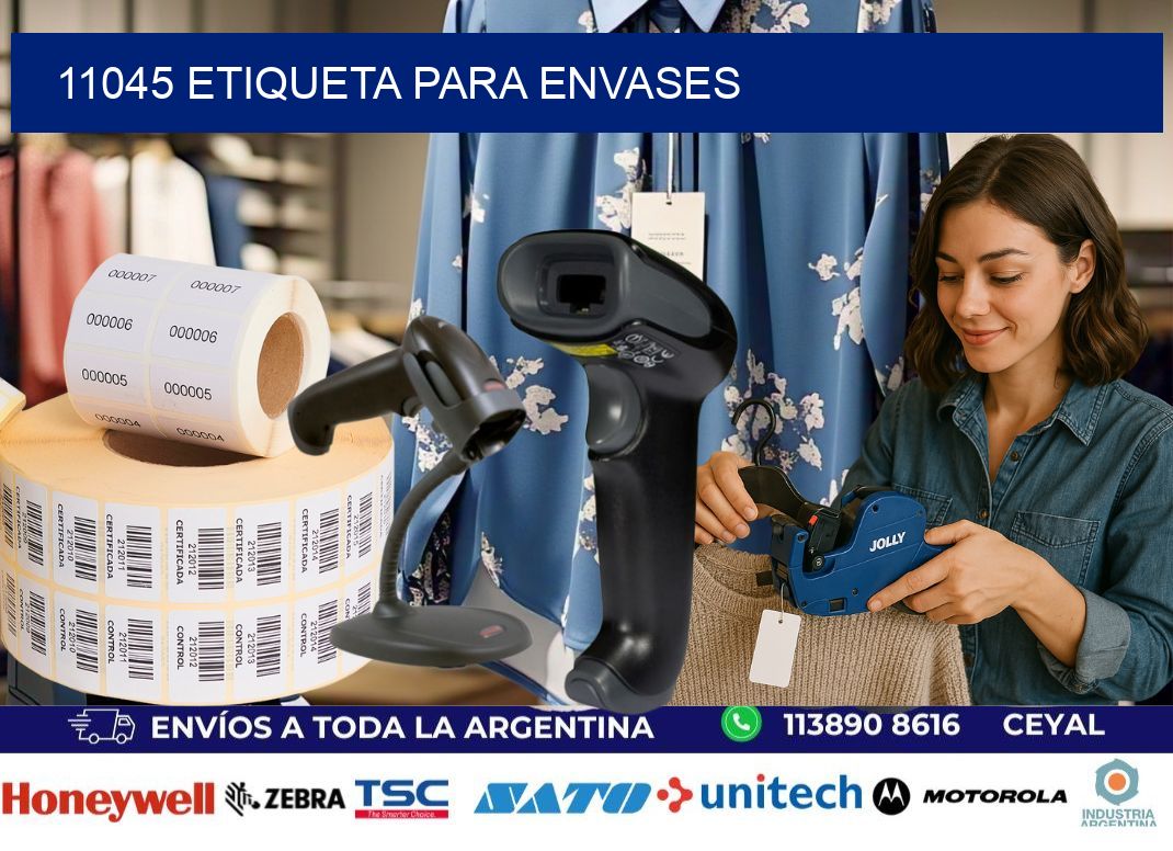 11045 Etiqueta para envases