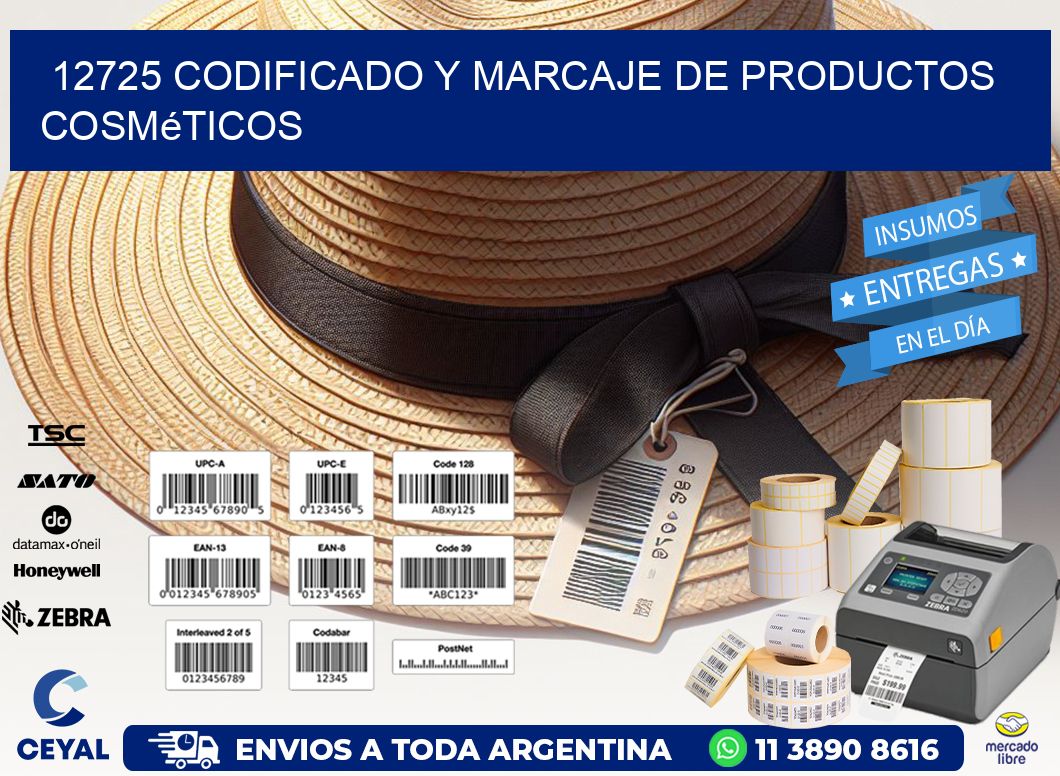 12725 codificado y marcaje de productos cosméticos