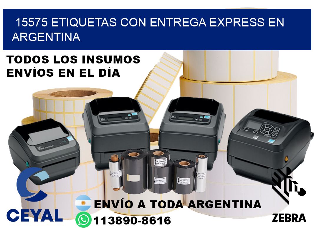 15575 Etiquetas con entrega express en Argentina