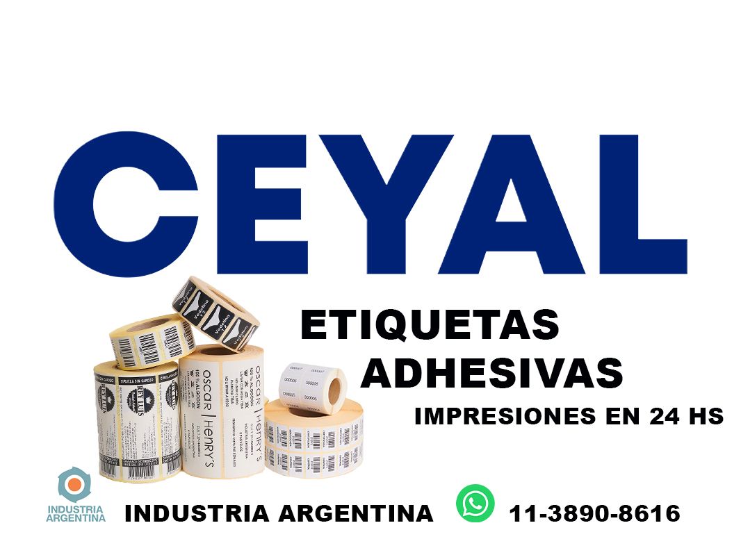 23155 Etiquetas adhesivas ean13 textil