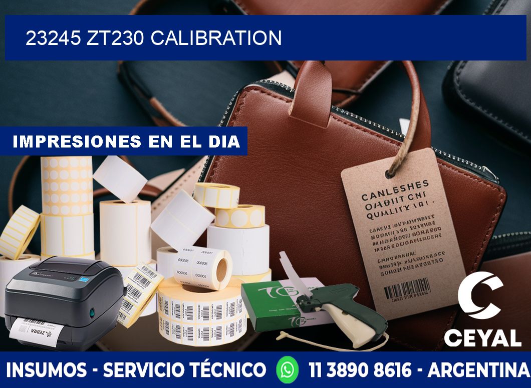 23245 ZT230 Calibration
