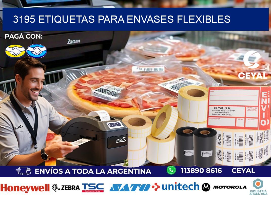 3195 Etiquetas para envases flexibles
