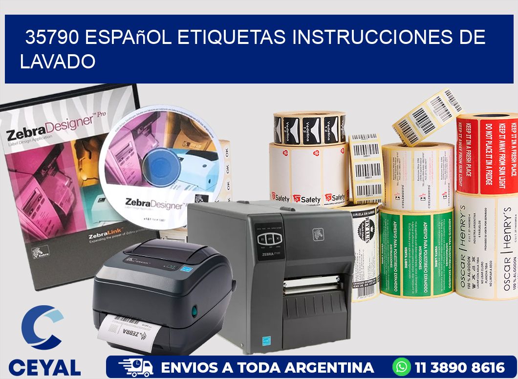 35790 español etiquetas instrucciones de lavado