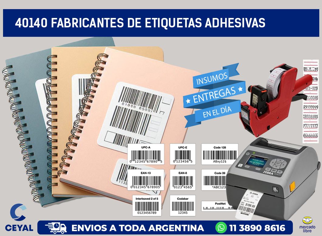 40140 Fabricantes de etiquetas adhesivas