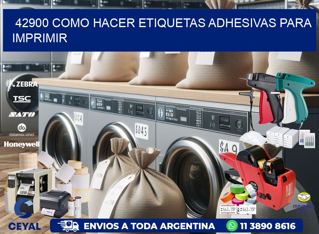 42900 Como hacer etiquetas adhesivas para imprimir