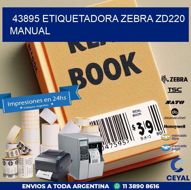43895 Etiquetadora Zebra ZD220  manual
