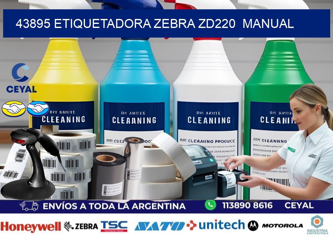 43895 Etiquetadora Zebra ZD220  manual