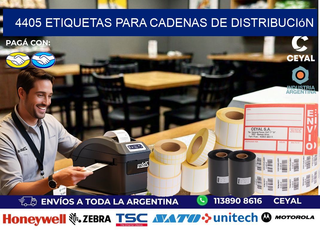 4405 Etiquetas para cadenas de distribución