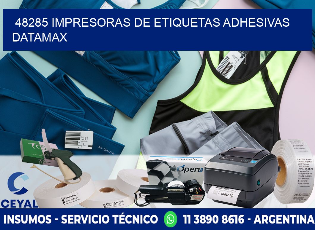48285 impresoras de etiquetas adhesivas datamax