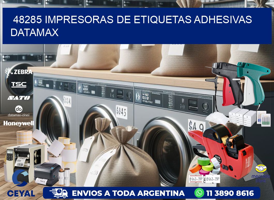 48285 impresoras de etiquetas adhesivas datamax