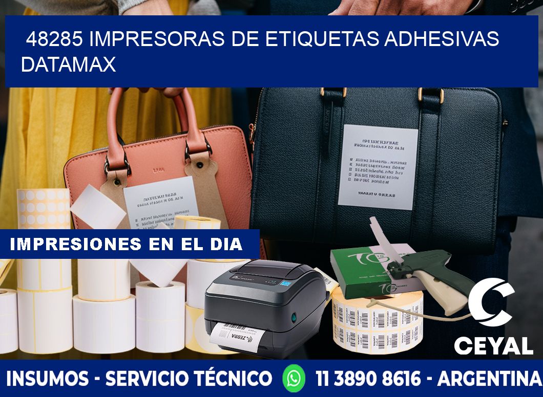 48285 impresoras de etiquetas adhesivas datamax